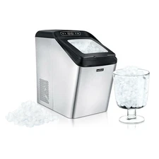 NutriChef Countertop Ice Maker 26 lbs Capacity Electric w/ Scoop & Basket