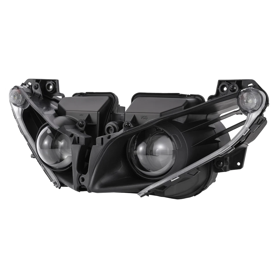Conjunto de lámpara de faro delantero transparente para Yamaha YZF1000 R1 YZF-R1 2012 2013 2014 Foto 4 de 4