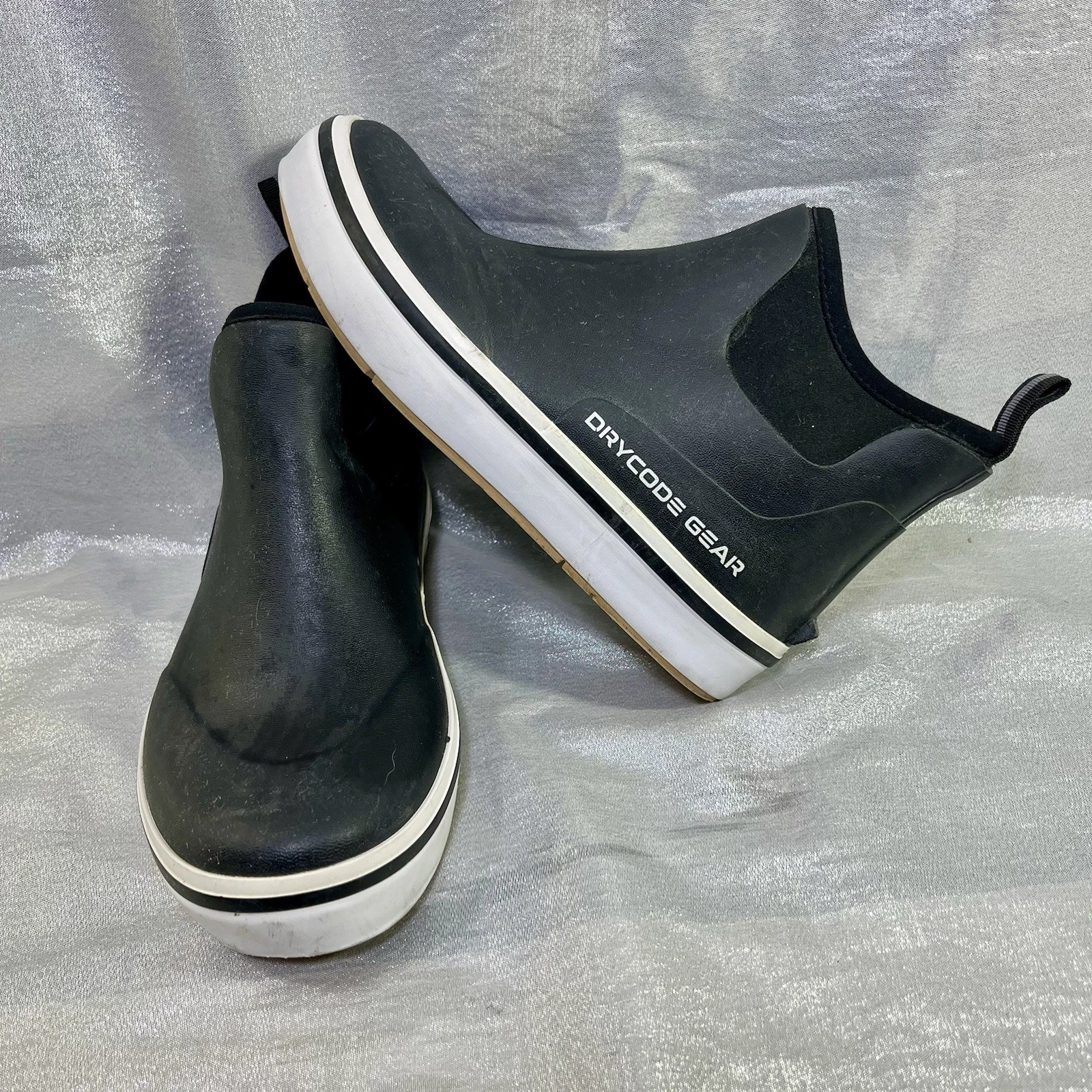 DRYCODE Fishing & Deck Waterproof Black Boots Size Men 7 - Women 9