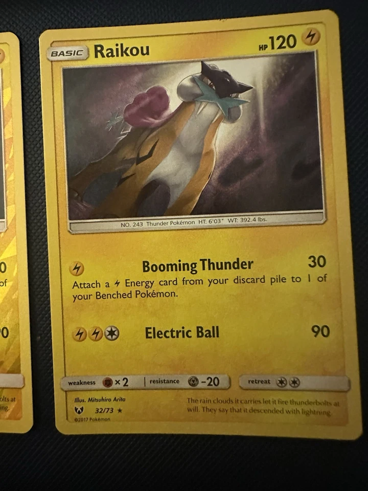 Raikou #32 Pokemon TCG Shining Legends 2017 Holo PSA 10 Gem Mint; Low Pop.(106) - Image 3 of 4