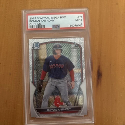 2023 Roman Anthony Bowman Chrome Mega Box RC #BCP-71 PSA 9 MINT