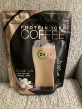 Chike Nutrition, Protein Iced Coffee, Vanilla, 15.8oz, BB 9/27