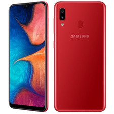 Samsung Galaxy A20 Smart Mobile Phone 32GB Dual Sim Android Unlocked - Red
