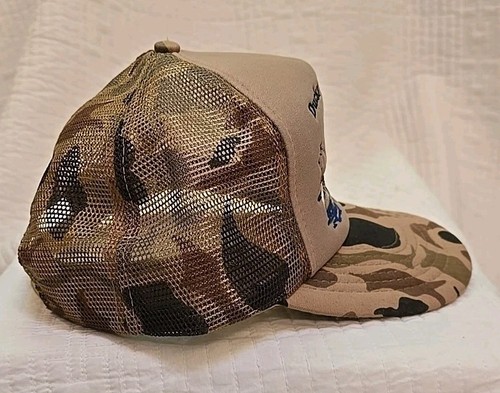 Vintage Ducks Unlimited Foam Camo Trucker Hat Snapback Cap - Picture 4 of 7