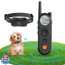 Htcuto Wireless Dog Fence 3500FT Electric Fence and 6100FT Remote Training Co
