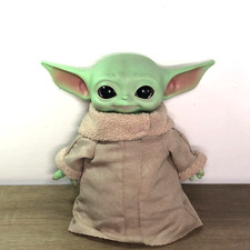 Star Wars The Child Grogu Baby Yoda Plush Stuffed Animal Figure 2020 Mattel 11"