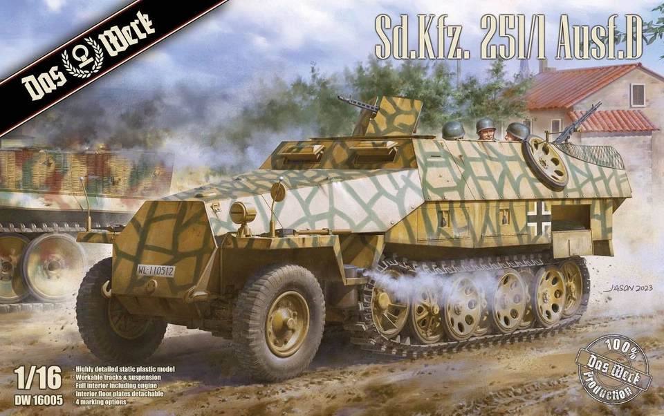 Das Werk 16005 Sd.Kfz. 251/1 Ausf. D Kit scale 1/16