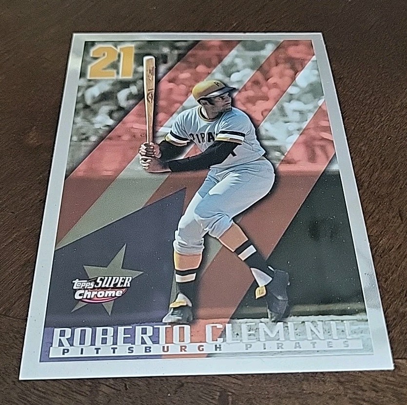 Roberto Clemente 1998 Topps Super Chrome 4X6 #21 Pittsburgh Pirates 
