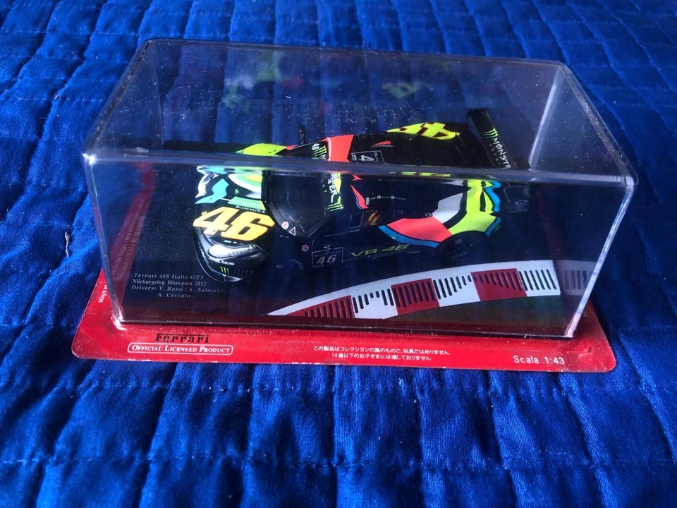 FERRARI 458 ITALIA GT3, NURBURGRING BLANCPAIN 2012, VALENTINO ROSSI, 1/43 - Immagine 2 di 4