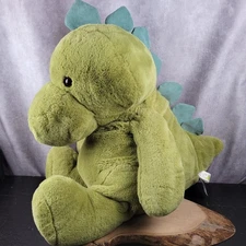 Animal Adventure Dinosaur Green Plush Target 2021 Large 22" Blue Corduroy Spikes