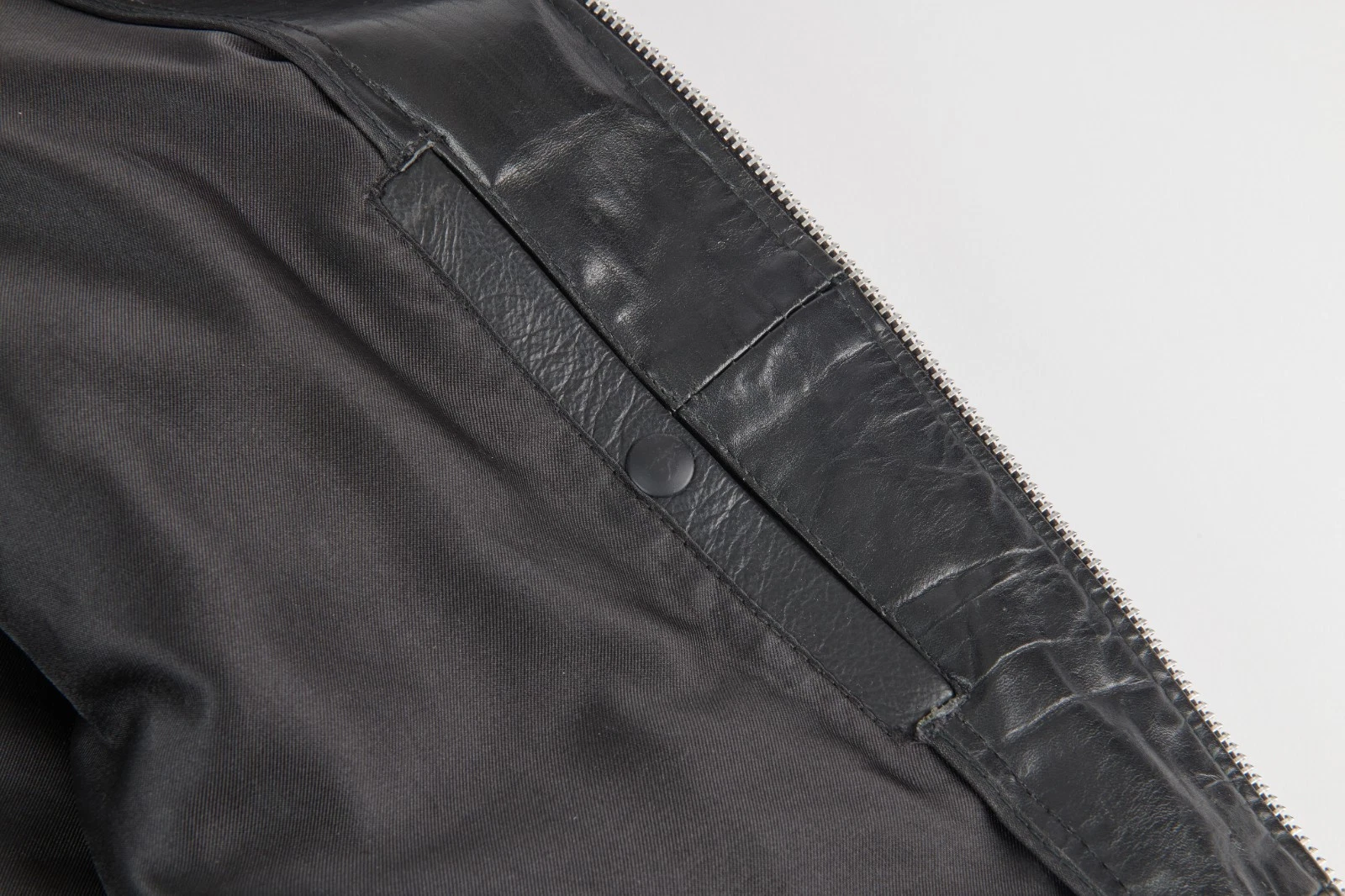 Brooks Vintage 1960s Men's Gold Label Blk Cafe Racer Moto Jacket Sz 42 MODDED!!! image 17