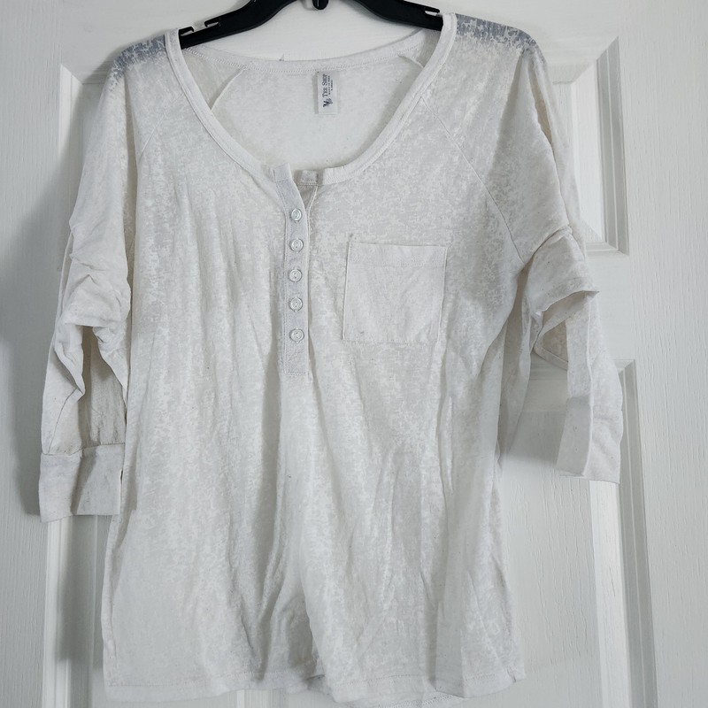 Tee Shop Small Sheer White Shirt