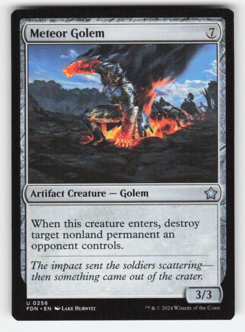 METEOR GOLEM 256 UC NEAR MINT
