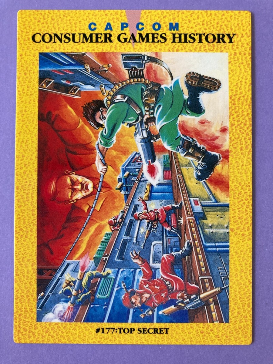 CONSUMER GAMES HISTORY SECTION Z ALL CAPCOM World Card 177 BANDAI