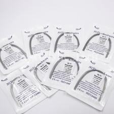 20 Pcs Rectangular Square Thermal Activated Niti Arch Wire Upper Lower All Form
