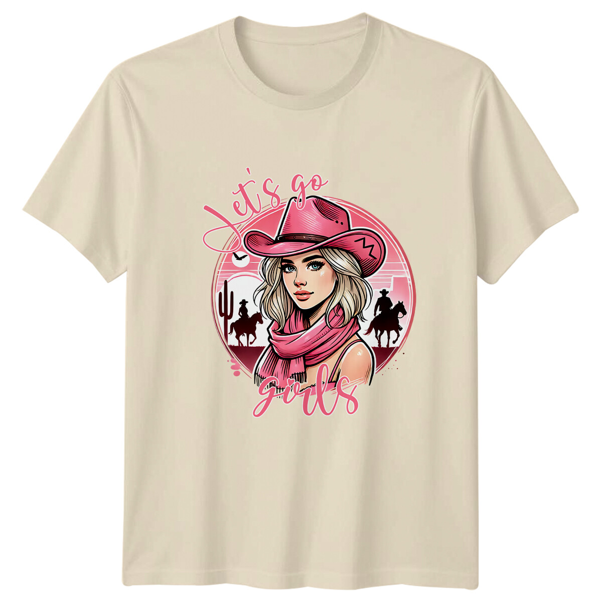 Lets Go Girls Cowboy T-Shirt, Western Cowgirl Graphic Tee