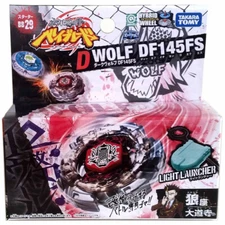 GENUINE Takara Tomy Dark Wolf DF145FS Beyblade BB29 STARTER SET WITH LAUNCHER