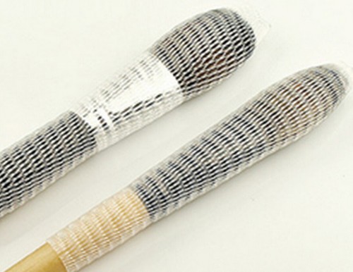 20 PCS White Make Up Cosmetic Brushes Guards Mesh Protectors Cover Sheath Net Y7 - Picture 10 of 12