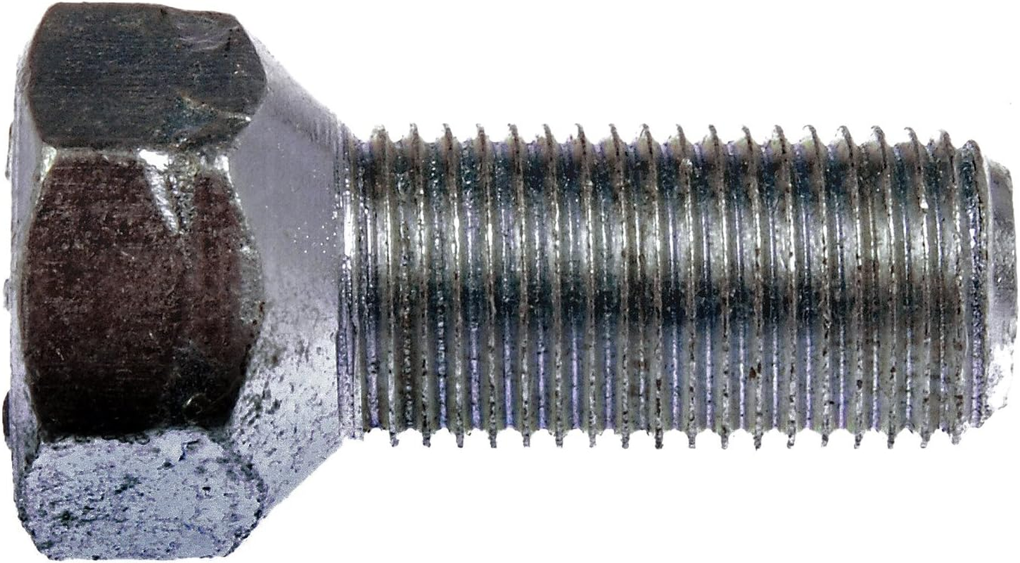 610-350 1/2-20 Wheel Bolt - 3/4 In. Hex, 1 In. Length, 10 Pack Universal Fit