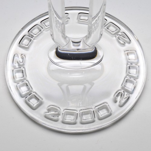 Riedel millennium Glas 2000 Fabrikneu in Originalpackung, signiert - Bild 4 von 6