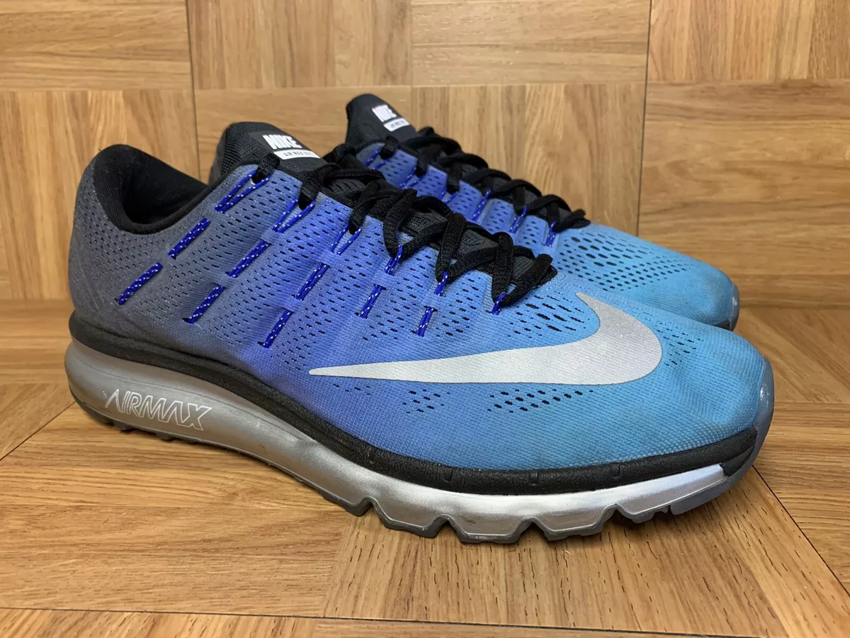 Socialismo límite Secreto RARE🔥 Nike Air Max 2016 Premium Reflective Silver Racer Blue Gum 11  810885-004 | eBay