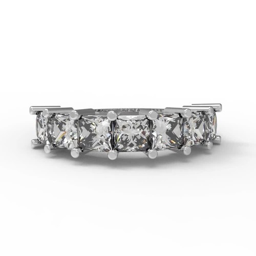 1.75 tcw Princess Cut Engagement Ring 14K White Gold Clear Statement Ring - Video 1 of 1