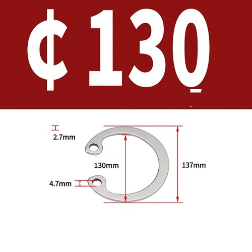 Anillos de retención de circlips internos para orificios CirClip A2 acero inoxidable Φ8 mm a Φ150 mm - Imagen 75 de 77