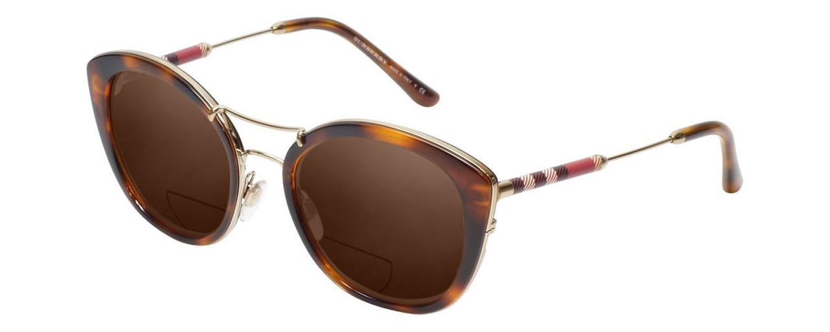 Burberry BE4251Q Polarized Amazon.com: BURBERRY BE4251Q 300213 53M Dark Havana/Brown  main image 2