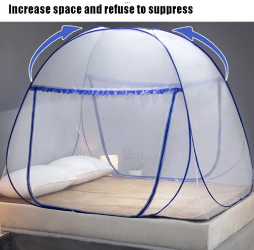 Bett Moskitonetz Insektennetz Automatisch Pop-Up Faltbar Zelt Atmungsaktiv - Bild 5 von 7