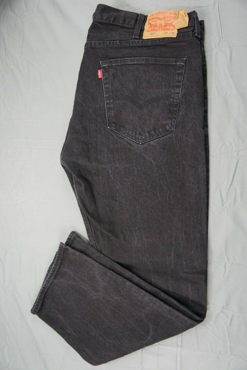 Levi's 501 Classic Straight Button Fly Denim Jeans