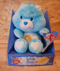 Vintage Kenner 1983 80s Care Bears Wish Bear 13" Plush Stuffed Toy In Box w/ Tag