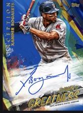 2020 Topps Bunt Xander Bogaerts Inception Dawn of Greatness Blue Sig 232 DIGITAL