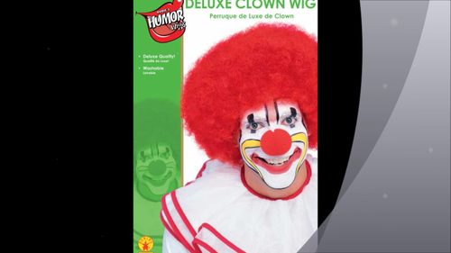 Peluca Payaso Disfraz Circo Fiesta Accesorio Desfile Carnaval Escenario Utilería Comedia Cabello - Vídeo 1 de 1