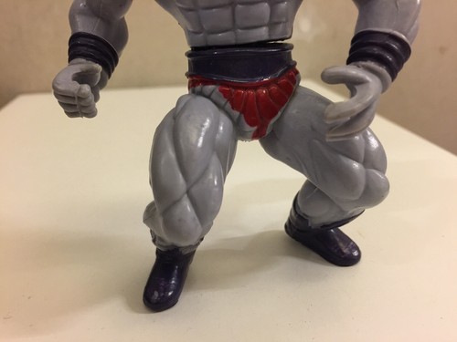 GALAXY HEROES Muscle Warriors 1985 ANUBI wolf purple motu ko bootleg RARE - Picture 4 of 9