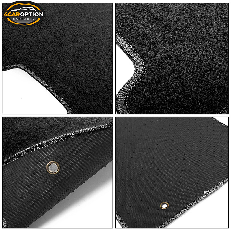 Fits 10-11 Toyota Prius 4Dr Floor Mats Carpet Front & Rear Nylon Black ...