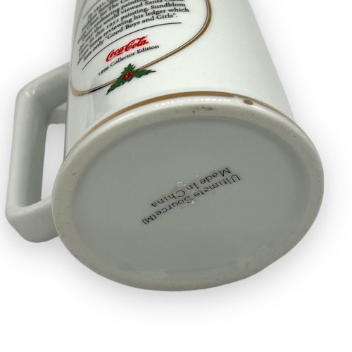 Vtg 1996 Coca-Cola Mug Santa Good Boys and Girls Collector Edition Christmas - Picture 6 of 6