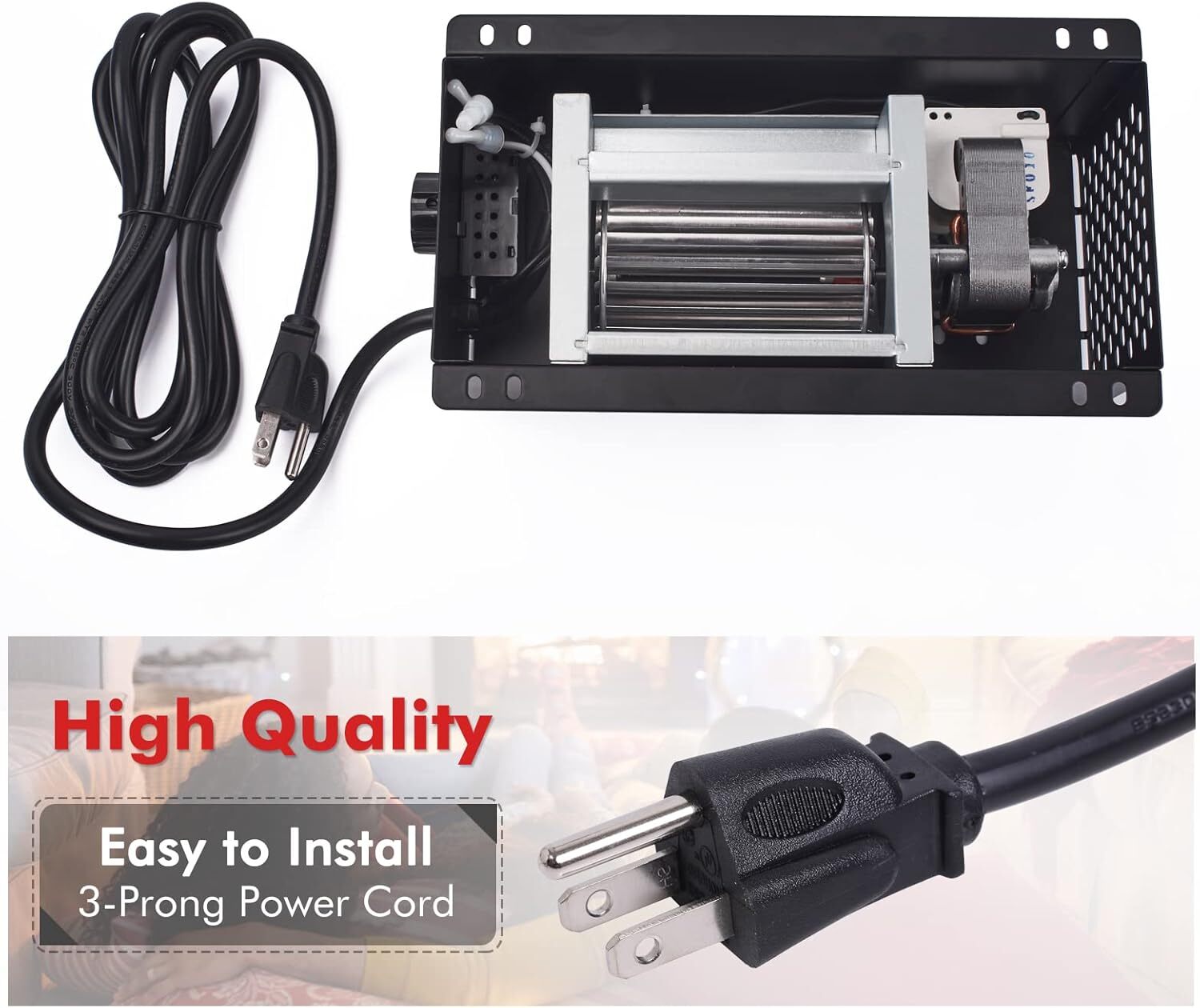 Replacement Wood Stove Blower, S31105 Blower Fan for GHP Group,Monessen/Majestic