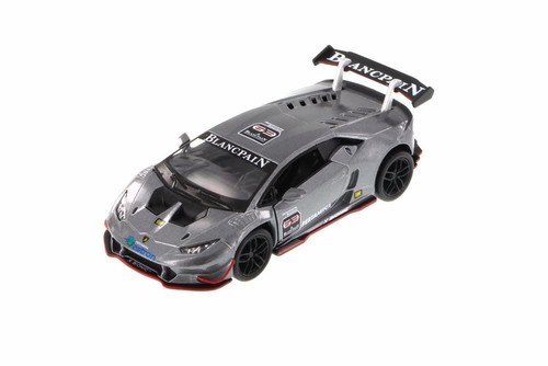 Kinsmart 5" Lamborghini Huracan LP620-2 Super Trofeo Diecast Model 1:36 Grey - 第 1/2 張圖片
