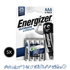 20 x Energizer Ultimate AAA Micro Lithium FR0...