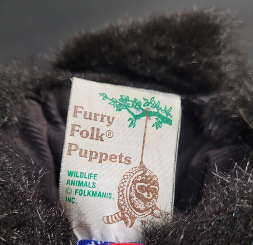 Folkmanis Skunk pupazzo a mano corpo intero realistico made in USA peluche - Foto 6 di 8