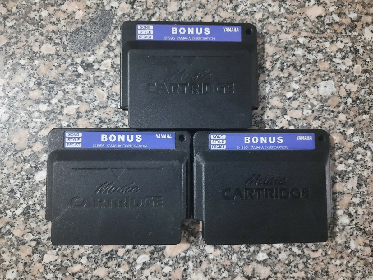 【超レア】  カホン  ヤマハ  YAMAHA  MUSIC  TRADING 1995 Yamaha Bonus Music Cartridge Song Keyboard Electric