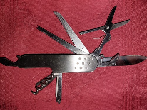 MAMMUT Silver Taschenmesser Edelstahl ROSTFREI MOD.NR. 1807 SERIEN-NR NEU & OVP - Bild 5 von 7