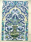 12" x 18" Hand painted Ceramic tile Art  Wall mural panel Backsplash
