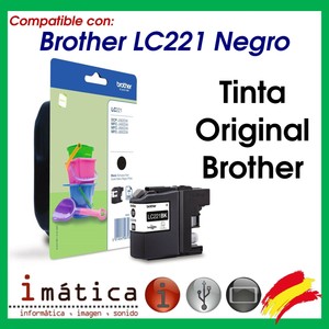 CARTUCHO DE TINTA ORIGINAL PARA BROTHER LC221 NEGRA LC221BK 6.3 ML BLACK |  eBay