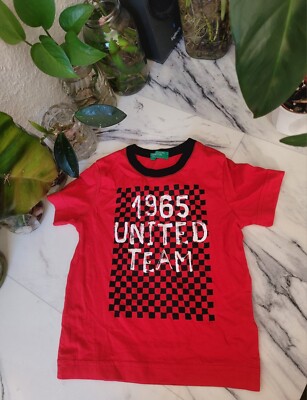 Benetton Shirt Top Hemd T-shirt tee Jungemode Kindermode Jungenkleidung