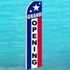 Grand Opening Rwb Flutter Flag Tall Feather Swooper Advertising Sign Banner