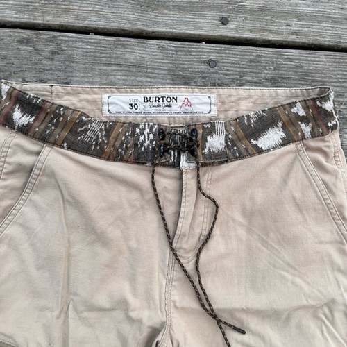 Burton Mens Shorts Moxie Size 30 Small UPF 30 Cotton Nylon Water Repellent Beach - Picture 5 of 12