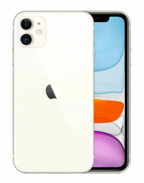 Apple iPhone 11 A2221 - 128GB - Weiß (Ohne Simlock) (Dual-SIM)