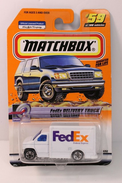 fedex matchbox truck