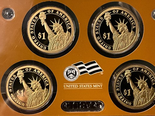 UNITED STATES MINT 2008 PRESIDENTIAL FOUR (4) $1 PROOF COIN SET W/CERTIFICATION - Picture 15 of 19